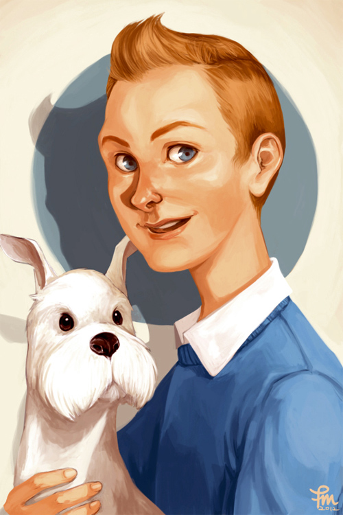 tintin and milou