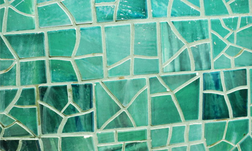 Mosaic Texture Green Tile