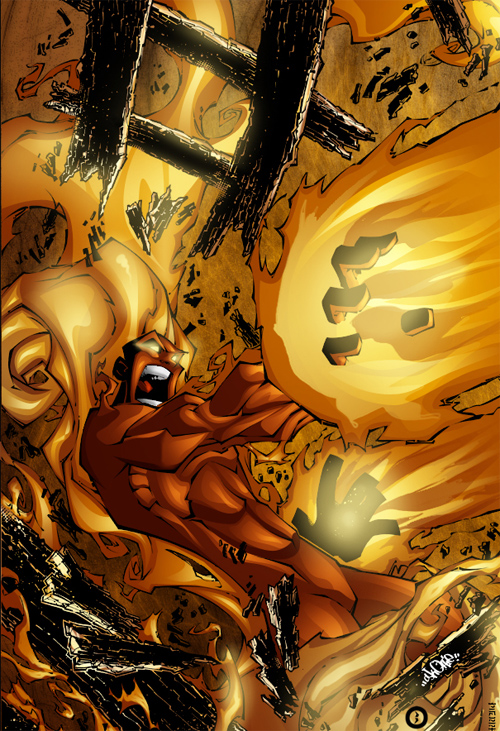 Human torch cover