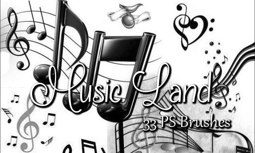 brushes music photoshop download