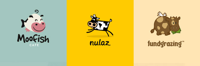 35 Brilliant Designs of Cow Logo