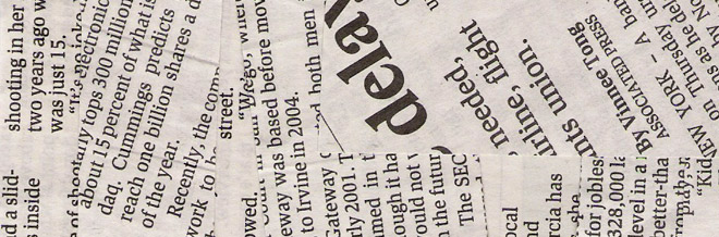 30 Old Looking Sets of Newspaper Texture