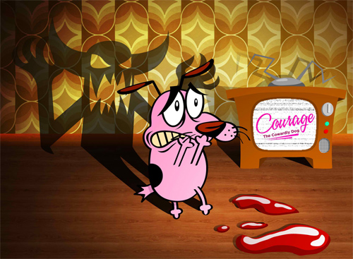 Create Courage, The Cowardly Dog in Illustrator