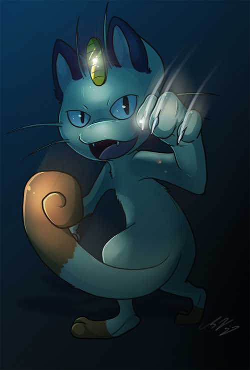 speedpaint meowth