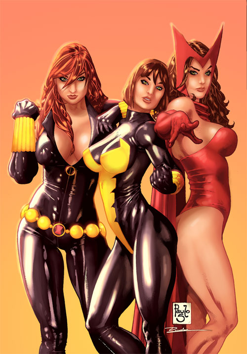 3 Marvel Chicks