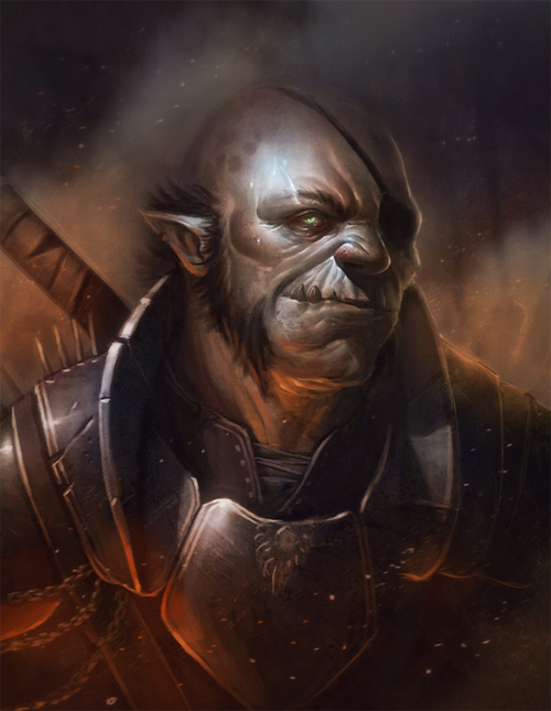 beautiful orc manboy