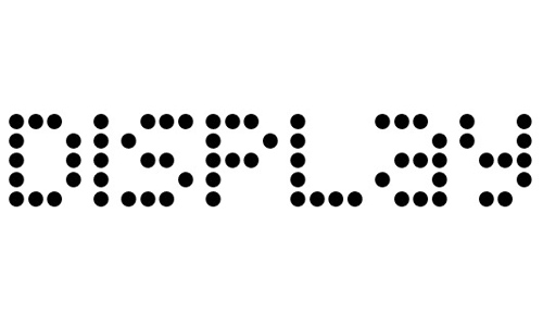 Display Dots font