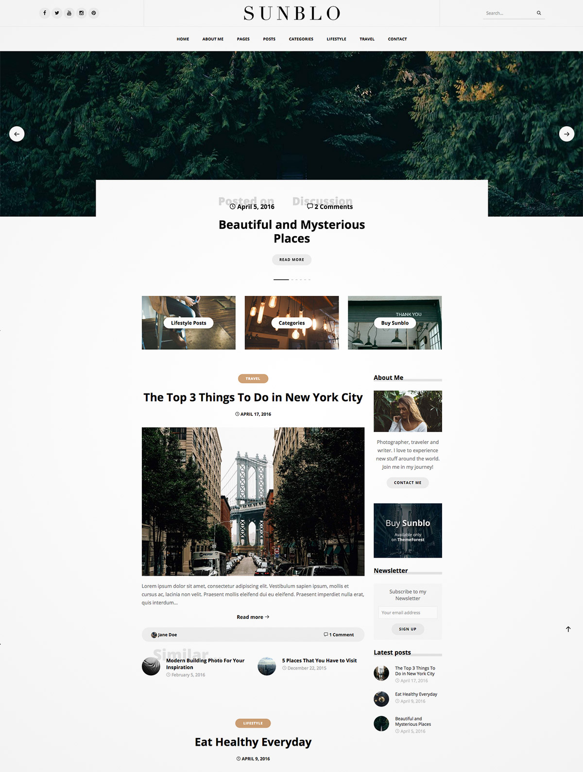 responsive wordpress blog