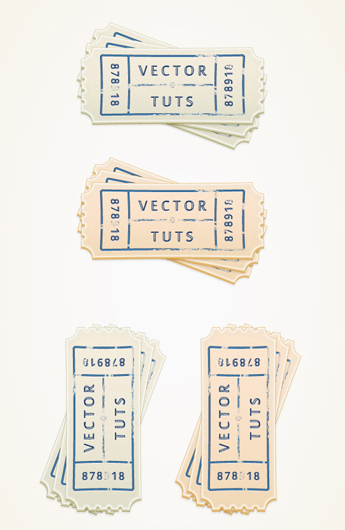 Create a Vector Ticket Icon in Illustrator