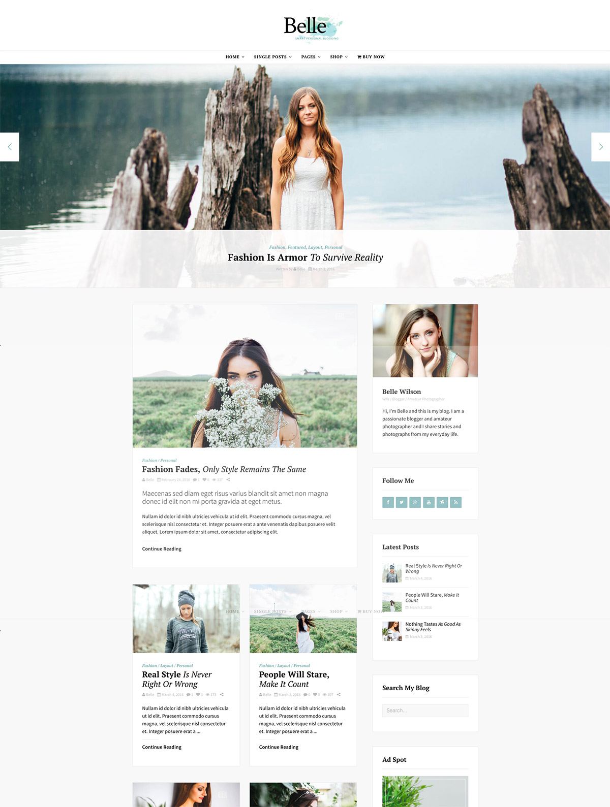 minimal responsive theme