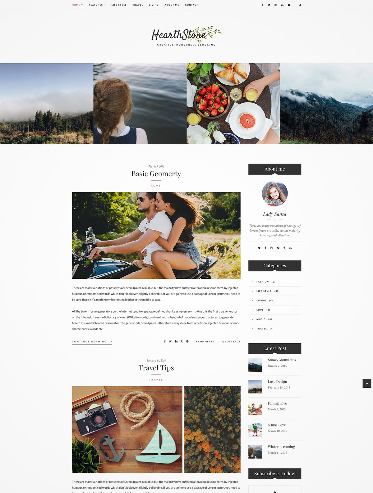 minimal blog themes