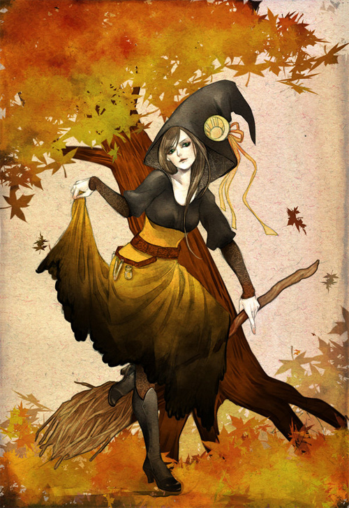 25 Various Witches Illustration Artworks | Naldz Graphics