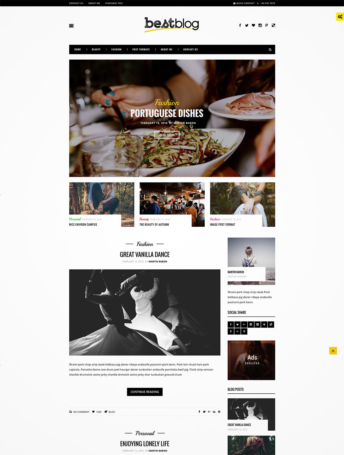 responsive wordpress theme