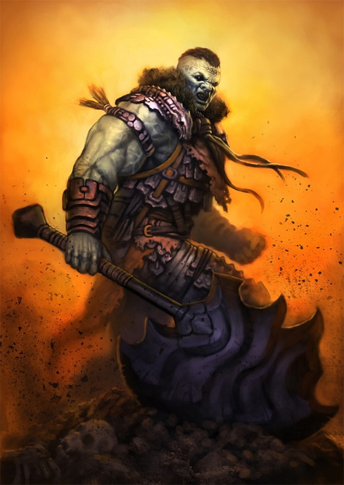 the orc warrior
