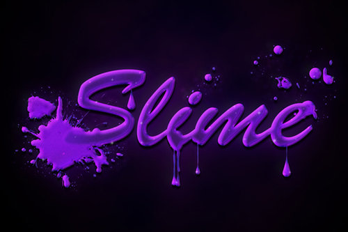 Quick and Easy Slimy Text In Adobe Photohshop
