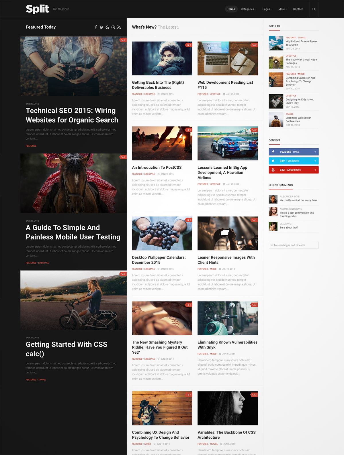 responsive magazine theme