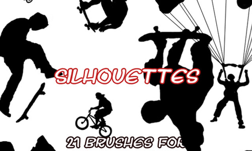 Silhouette brushes