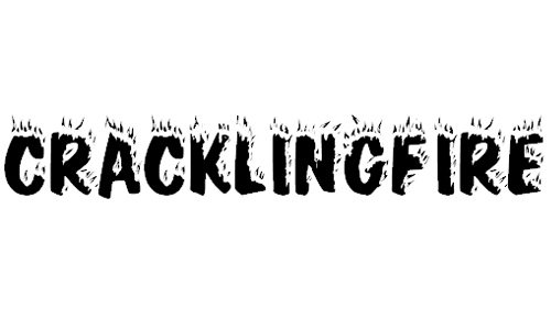 cracklingfire font
