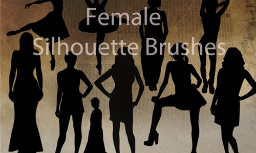 Female Silhouette Brushes