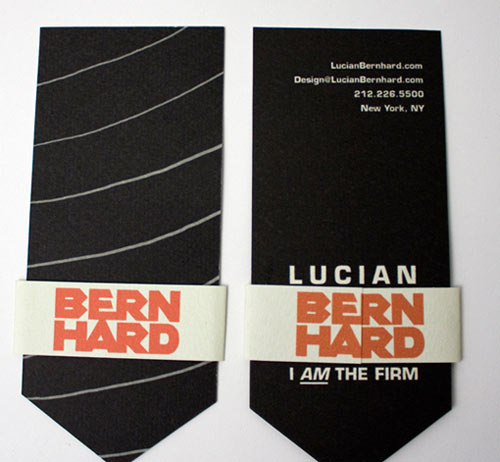 Tie-Shaped Business Card