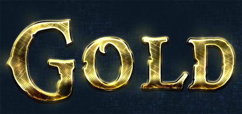 Quick Tip: Create a Shiny, Gold, Old World Text Effect in Photoshop
