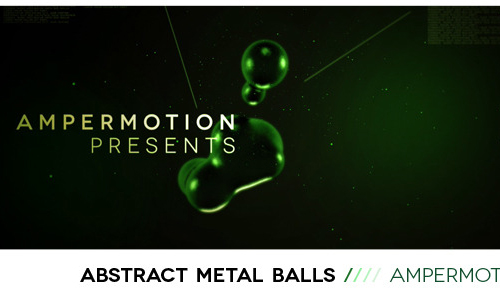 abstract metal balls