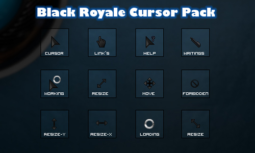 Black Royale Cursor Pack