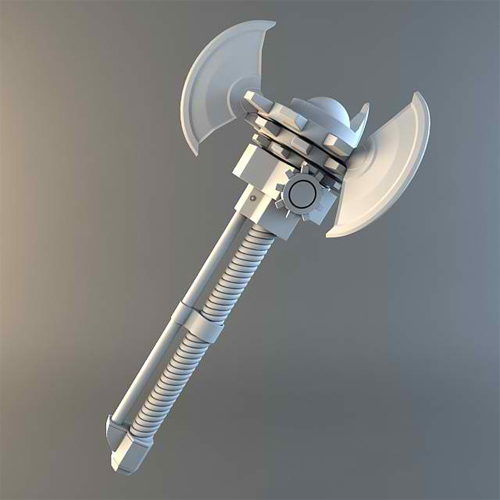 Modeling A High Poly Fantasy Inspired Axe In 3D Studio Max