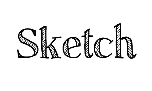 Sketch Serif font