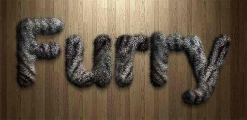 Super Fast & Easy Way of Creating Fur (or Hair) Text In Photoshop