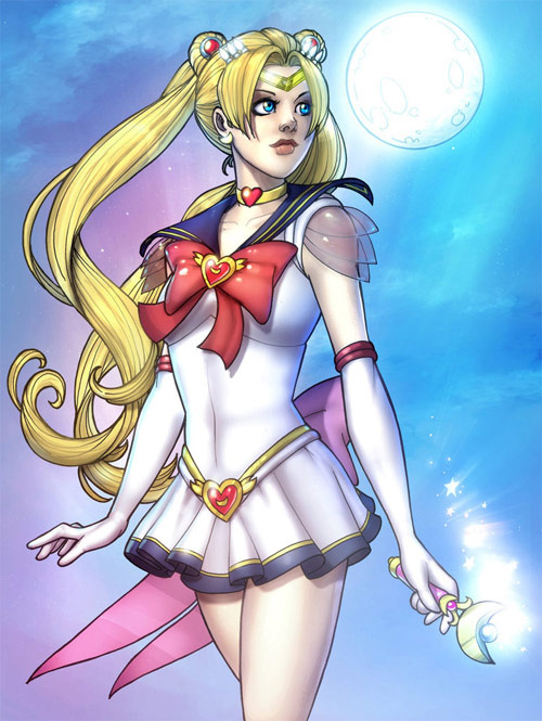 sailor moon colored