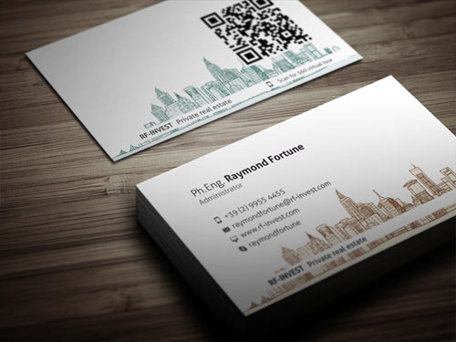 Classy Real Estate Business Card