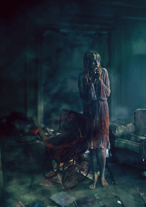 Create a Horror Movie-Themed Photo Composition in Photoshop