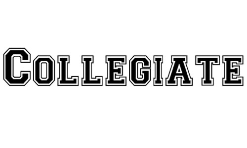 Collegiate Heavy Outline font