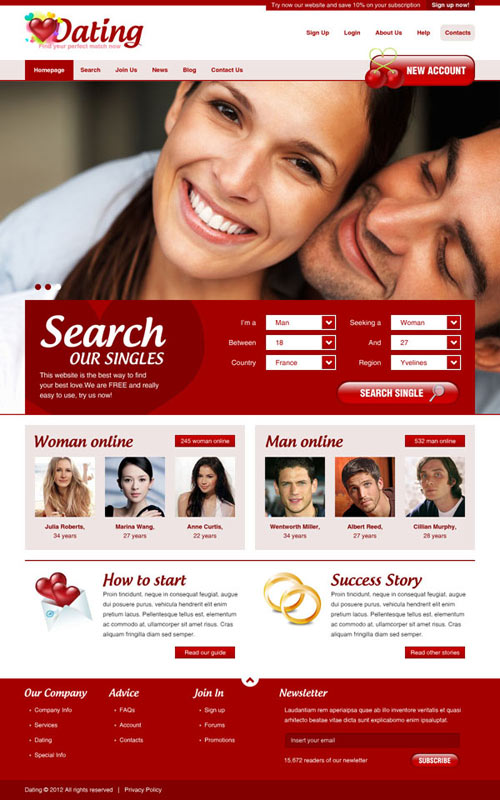 HOW TO DESIGN A DATING WEBSITE