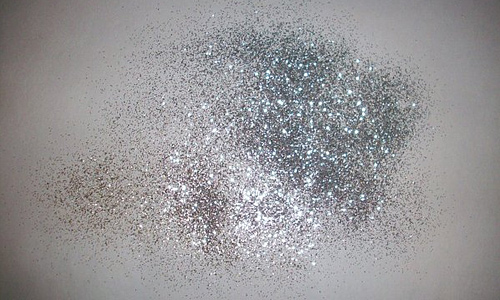 Silver shiny glitter texture high resolution