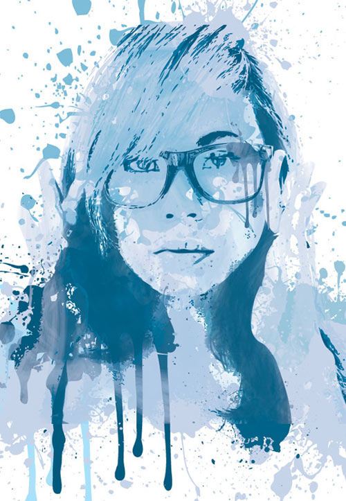 Create a Painted Portrait Effect in Illustrator Using the Bristle Brush