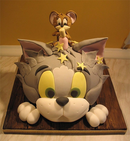 Tom and jerry unusual cake design cool