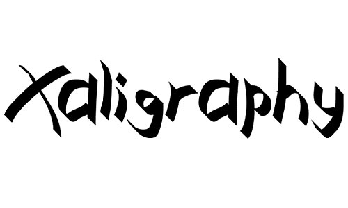 xaligraphy font