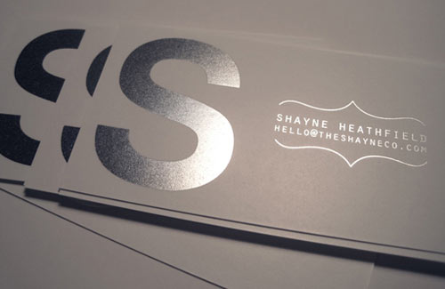 Sleek Simple Design Business Cards