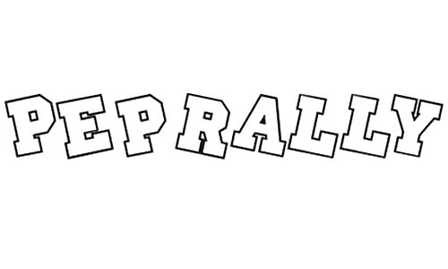 Pep Rally font