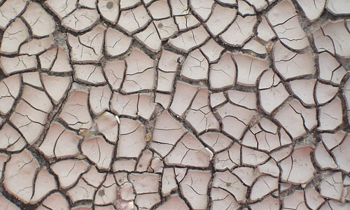 Brown crack dry mud texture