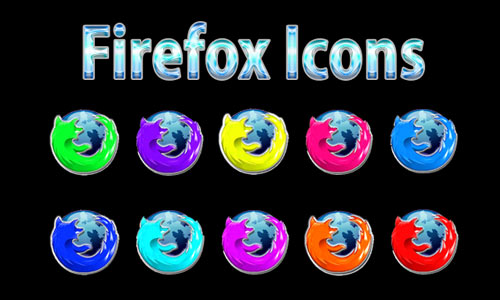 Firefox Colored Icons
