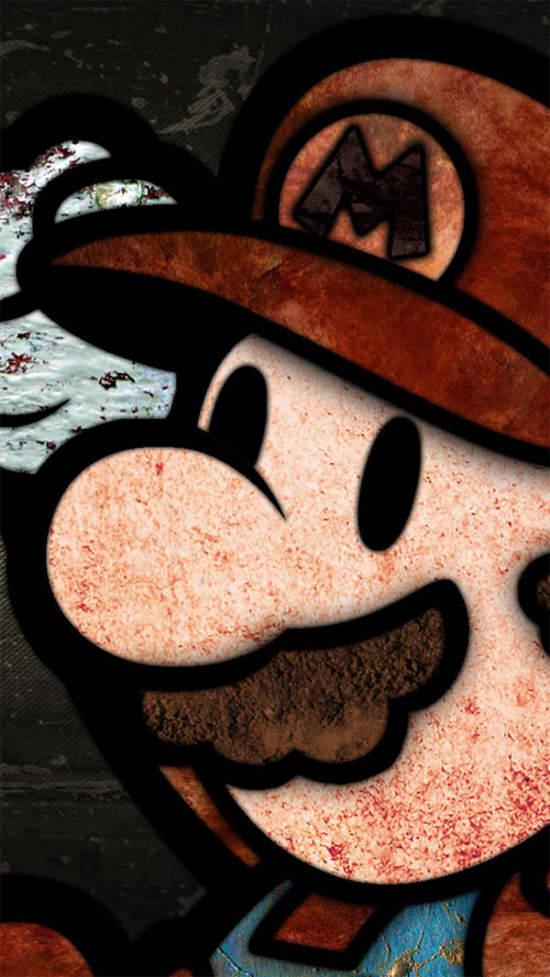 Super Mario iPhone 5 Wallpaper