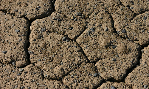Rocky crack mud texture