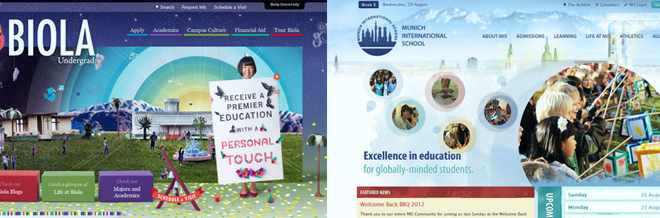30 Impressive Website Designs from Educational Institutions