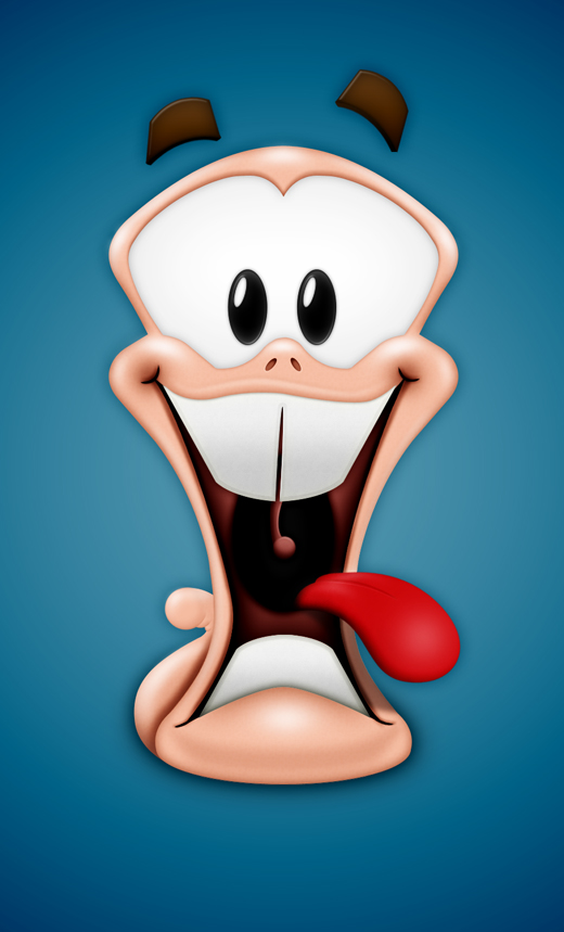 funny cartoon character