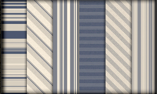 Blue seamless stripe photoshop pattern set