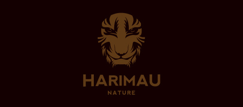 Face maroon tiger logo