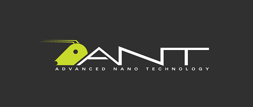 green technology ant logo